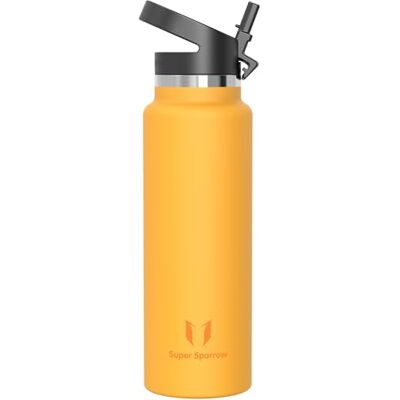 Super Sparrow Vattenflaska 1.5L Rostfritt Stål Vattenflaska Termos Standard Mun Giftfri BPA-Fri Perfekt Som Sportflaska Super Sparrow Vattenflaska 1.5L Rostfritt Stål Vattenflaska Termos Standard Mun Giftfri BPA-Fri Perfekt Som Sportflaska