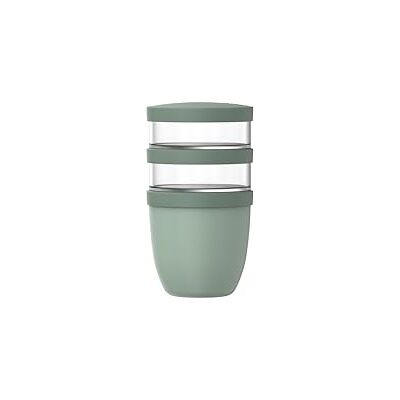 Mepal Lunchburk 3-delad Ellipse Praktisk yoghurtkopp & müslikopp Plats för Snacks och Tillbehör Lämplig för Frys, Mikrovågsugn och Diskmaskin 500 + 200 + 200 ml Nordic sage Mepal Lunchburk 3-delad Ellipse Praktisk yoghurtkopp & müslikopp Plats för Snacks och Tillbehör Lämplig för Frys, Mikrovågsugn och Diskmaskin 500 + 200 + 200 ml Nordic sage