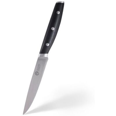 MasterChef Kökskniv med rostfritt stål i rostfritt stål och trippla räfflade handtag, professionell kockkniv för precisionsmatlagning på hemmet, perfekt balanserad, Razor Sharp, 24 cm (9,5 tum) MasterChef Kökskniv med rostfritt stål i rostfritt stål och trippla räfflade handtag, professionell kockkniv för precisionsmatlagning på hemmet, perfekt balanserad, Razor Sharp, 24 cm (9,5 tum)