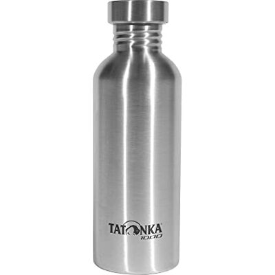 Tatonka drickflaska i rostfritt stål, stålflaska premium 1 l – okrossbar vattenflaska med skruvlock i rostfritt stål – diskmaskinssäker och BPA-fri (1 000 ml) Tatonka drickflaska i rostfritt stål, stålflaska premium 1 l – okrossbar vattenflaska med skruvlock i rostfritt stål – diskmaskinssäker och BPA-fri (1 000 ml)