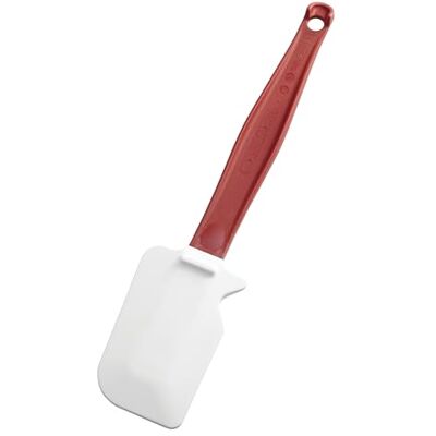 Rubbermaid Commercial Products FG196200000, silikonspatel med hög värme, 24 cm, rött handtag Rubbermaid Commercial Products FG196200000, silikonspatel med hög värme, 24 cm, rött handtag