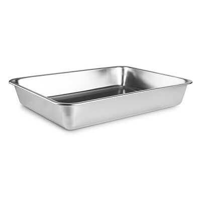 IBILI Rektaktangolar matbuffé ugnsform, 18/10 rostfritt stål, 29,80 x 23,60 x 5 cm IBILI Rektaktangolar matbuffé ugnsform, 18/10 rostfritt stål, 29,80 x 23,60 x 5 cm