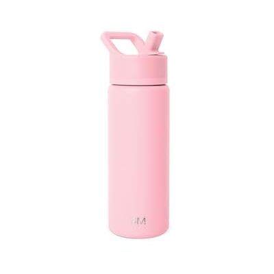 Simple Modern vattenflaska för barn med sugrör läckagesäker isolerad flaska i rostfritt stål för flickor, pojkar Summit Collection 530 ml rouge Simple Modern vattenflaska för barn med sugrör läckagesäker isolerad flaska i rostfritt stål för flickor, pojkar Summit Collection 530 ml rouge