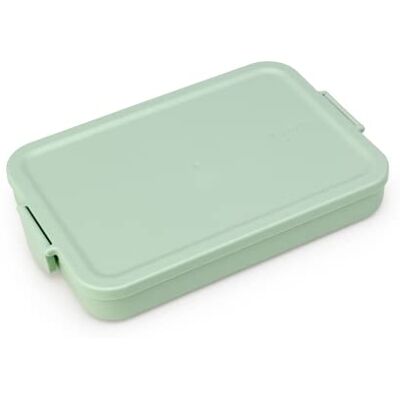 Brabantia Make & Take Lunchlåda, Stor, Plast, Matlåda Platt, Jade Green Brabantia Make & Take Lunchlåda, Stor, Plast, Matlåda Platt, Jade Green