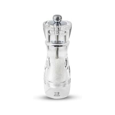 Peugeot – Vittel manuell saltkvarn – justerbar kvarn – akryl, klar, 16 cm Peugeot – Vittel manuell saltkvarn – justerbar kvarn – akryl, klar, 16 cm