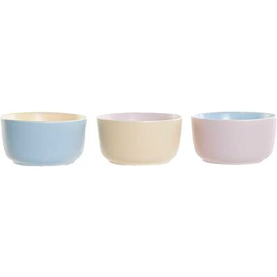 DKD Home Decor Varumärkesskål (13.5 x 13.5 x 5 cm) (3 stycken) (Referens: S3026060) DKD Home Decor Varumärkesskål (13.5 x 13.5 x 5 cm) (3 stycken) (Referens: S3026060)