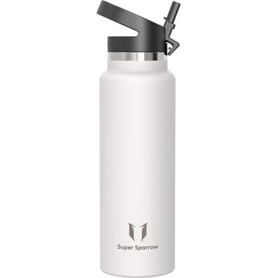 Super Sparrow Vattenflaska 1.5L Rostfritt Stål Vattenflaska Termos Standard Mun Giftfri BPA-Fri Perfekt Som Sportflaska Super Sparrow Vattenflaska 1.5L Rostfritt Stål Vattenflaska Termos Standard Mun Giftfri BPA-Fri Perfekt Som Sportflaska