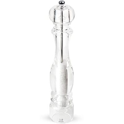 Peugeot – saltkvarn Nancy 38 cm – stålkvarn – klassisk malningsgrad – akryl transparent Peugeot – saltkvarn Nancy 38 cm – stålkvarn – klassisk malningsgrad – akryl transparent