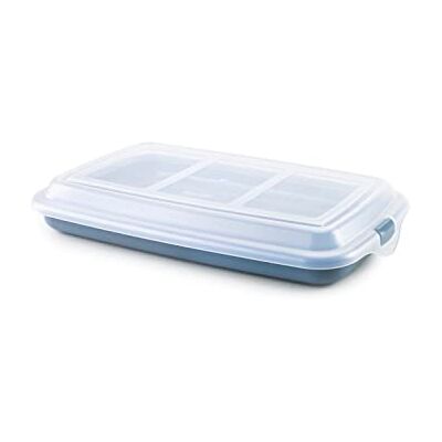 IBILI , Blå korv och köttavsmalnande 24,8 x 14,4 cm, BPA fri plast, återanvändbar IBILI , Blå korv och köttavsmalnande 24,8 x 14,4 cm, BPA fri plast, återanvändbar