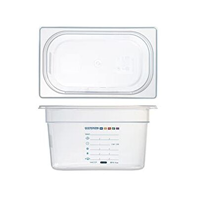 H&H Gastronorm pp haccp gn1/4 h150 H&H Gastronorm pp haccp gn1/4 h150
