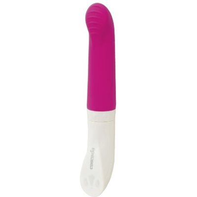 Cascade krusning silikonvibrator med inbyggd glidgel dispenser, rosa – uppladdningsbar med magnetladdkabel, 1-pack Cascade krusning silikonvibrator med inbyggd glidgel dispenser, rosa – uppladdningsbar med magnetladdkabel, 1-pack
