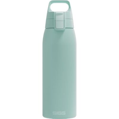 Sigg – drickflaska i rostfritt stål – Shield ONE Milky Blue – lämplig för kolsyrade drycker – läckagesäker – fjäderlätt – BPA-fri – utomhus och fitness – blå – 1 l Sigg – drickflaska i rostfritt stål – Shield ONE Milky Blue – lämplig för kolsyrade drycker – läckagesäker – fjäderlätt – BPA-fri – utomhus och fitness – blå – 1 l