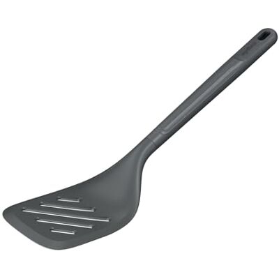 Zyliss E980234 slitsad matlagningsvridare, hållbart vetehalm/nylon, spatel för matlagning, non-stick värmebeständigt silikonhuvud, Beluga grå, 31 cm x 8 cm, diskmaskinssäker, 5 års garanti Zyliss E980234 slitsad matlagningsvridare, hållbart vetehalm/nylon, spatel för matlagning, non-stick värmebeständigt silikonhuvud, Beluga grå, 31 cm x 8 cm, diskmaskinssäker, 5 års garanti