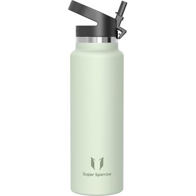 Super Sparrow Vattenflaska 1.5L Rostfritt Stål Vattenflaska Termos Standard Mun Giftfri BPA-Fri Perfekt Som Sportflaska Super Sparrow Vattenflaska 1.5L Rostfritt Stål Vattenflaska Termos Standard Mun Giftfri BPA-Fri Perfekt Som Sportflaska