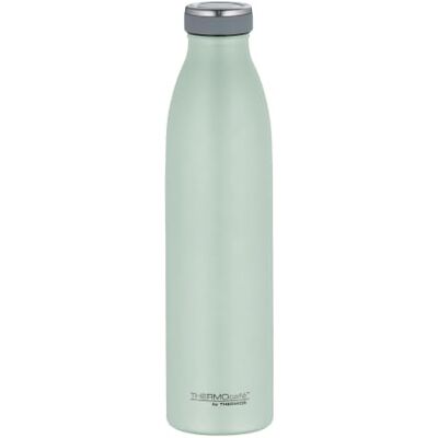 Thermocafé av Thermos TC BOTTLE pastell mint grön matt 0,75 l, rostfritt stål vakuumflaska kolsyresäker, 12 timmar varmt 24 timmar kallt, läckagesäker, för skola, på språng och kontor Thermocafé av Thermos TC BOTTLE pastell mint grön matt 0,75 l, rostfritt stål vakuumflaska kolsyresäker, 12 timmar varmt 24 timmar kallt, läckagesäker, för skola, på språng och kontor