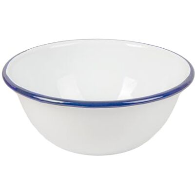 Garcia de Pou 6 stycken Kulor "Enamelware" 1 000 ml Ø 18,5 x 7,5 cm vit emaljerad järn Garcia de Pou 6 stycken Kulor "Enamelware" 1 000 ml Ø 18,5 x 7,5 cm vit emaljerad järn