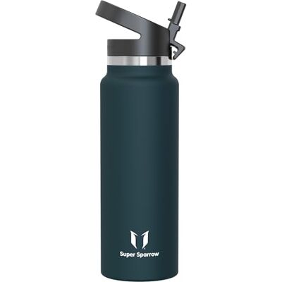 Super Sparrow Vattenflaska 1.2L Rostfritt Stål Vattenflaska Termos Standard Mun Giftfri BPA-Fri Perfekt Som Sportflaska Super Sparrow Vattenflaska 1.2L Rostfritt Stål Vattenflaska Termos Standard Mun Giftfri BPA-Fri Perfekt Som Sportflaska