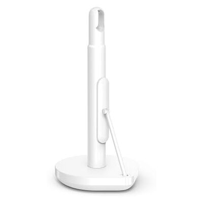 simplehuman Hushållspappershållare av borstat rostfritt stål i vit, KT1205 simplehuman Hushållspappershållare av borstat rostfritt stål i vit, KT1205