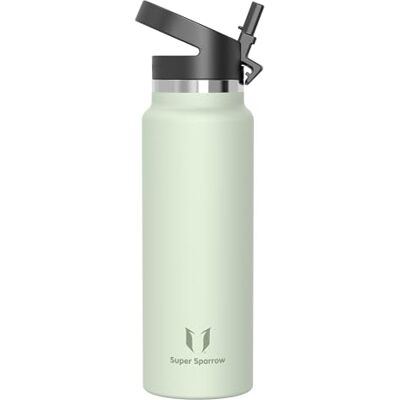 Super Sparrow Vattenflaska 1.2L Rostfritt Stål Vattenflaska Termos Standard Mun Giftfri BPA-Fri Perfekt Som Sportflaska Super Sparrow Vattenflaska 1.2L Rostfritt Stål Vattenflaska Termos Standard Mun Giftfri BPA-Fri Perfekt Som Sportflaska