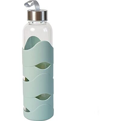 Gedalabels infinite by GEDA LABELS (INFKH) Unisex ungdomsflaska silikon mint 500 ml glas Gedalabels infinite by GEDA LABELS (INFKH) Unisex ungdomsflaska silikon mint 500 ml glas
