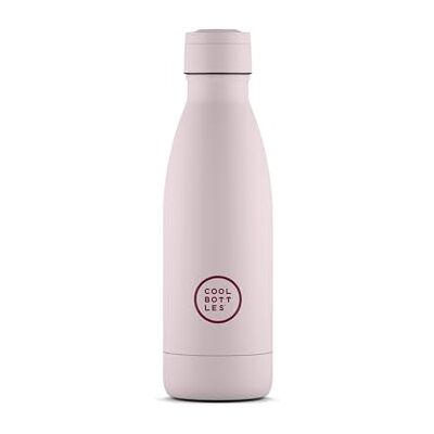 Cool Bottles Vattenflaska i rostfritt stål 350 ml Pastel Pink 23,5 x 7 cm Lufttät termisk flaska Kalla drycker 36 H och varma drycker 18 H Triple-Cool Technology BPA Free Cool Bottles Vattenflaska i rostfritt stål 350 ml Pastel Pink 23,5 x 7 cm Lufttät termisk flaska Kalla drycker 36 H och varma drycker 18 H Triple-Cool Technology BPA Free