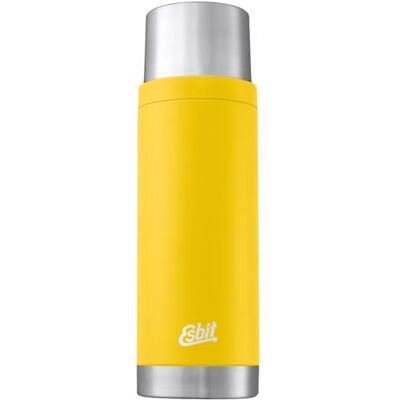 Esbit Vakuumflaska Sculptor, rostfritt stål, BPA-fri, svart, Sunshine Yellow & mer, 500 ml, 750 ml & 1 liter, termosflaska för varma och kalla drycker, för kaffe och te Esbit Vakuumflaska Sculptor, rostfritt stål, BPA-fri, svart, Sunshine Yellow & mer, 500 ml, 750 ml & 1 liter, termosflaska för varma och kalla drycker, för kaffe och te