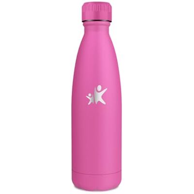 JAPORIA Termisk flaska, 500ml, vattenflaska i rostfritt stål, håller 12 timmar varm och kall 24 h, läckagesäker termos, barnflaska för sport, skola, gym, resor röd rosa JAPORIA Termisk flaska, 500ml, vattenflaska i rostfritt stål, håller 12 timmar varm och kall 24 h, läckagesäker termos, barnflaska för sport, skola, gym, resor röd rosa