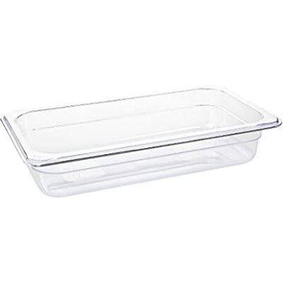 Vogue 1/3 gastronorm behållare 65 mm 2,5 liter klar catering matförvaringskorg Vogue 1/3 gastronorm behållare 65 mm 2,5 liter klar catering matförvaringskorg