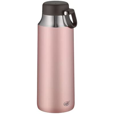ALFI Termosflaska City Tea Bottle rosa 900 ml, vattenflaska i rostfritt stål, 100% tät, även i kolsyra, 5547.284.090 termos 12 timmar varmt, 24 timmar kallt, teflaska BPA-fri, rosé ALFI Termosflaska City Tea Bottle rosa 900 ml, vattenflaska i rostfritt stål, 100% tät, även i kolsyra, 5547.284.090 termos 12 timmar varmt, 24 timmar kallt, teflaska BPA-fri, rosé