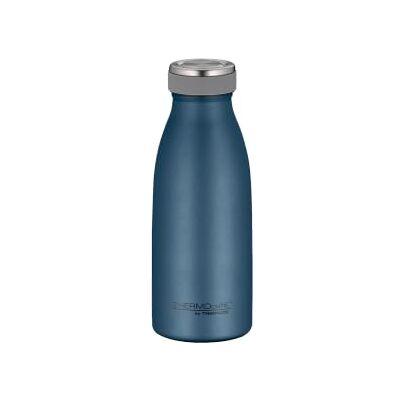 Thermos THERMOcafé TC BOTTLE vakuumflaska 0,35 l, 24 timmar kall, nattblå mat Kolsyrebeständig, läckagesäker, rostfritt stål drickflaska, 12 timmar varm, för sport, skola, kontor och på språng, mörkblå Thermos THERMOcafé TC BOTTLE vakuumflaska 0,35 l, 24 timmar kall, nattblå mat Kolsyrebeständig, läckagesäker, rostfritt stål drickflaska, 12 timmar varm, för sport, skola, kontor och på språng, mörkblå