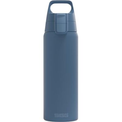 Sigg – drickflaska i rostfritt stål – Shield ONE Deep Blue – lämplig för kolsyrade drycker – läckagesäker – fjäderlätt – BPA-fri – utomhus och fitness – Deep Blue – 0,75 l Sigg – drickflaska i rostfritt stål – Shield ONE Deep Blue – lämplig för kolsyrade drycker – läckagesäker – fjäderlätt – BPA-fri – utomhus och fitness – Deep Blue – 0,75 l