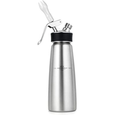 ISI 1630 Grädddispenser - Rostfritt stål, 0,5 L, Kalla krämer ISI 1630 Grädddispenser - Rostfritt stål, 0,5 L, Kalla krämer