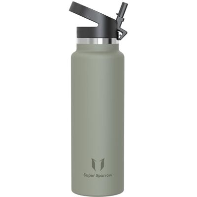 Super Sparrow Vattenflaska 1.5L Rostfritt Stål Vattenflaska Termos Standard Mun Giftfri BPA-Fri Perfekt Som Sportflaska Super Sparrow Vattenflaska 1.5L Rostfritt Stål Vattenflaska Termos Standard Mun Giftfri BPA-Fri Perfekt Som Sportflaska