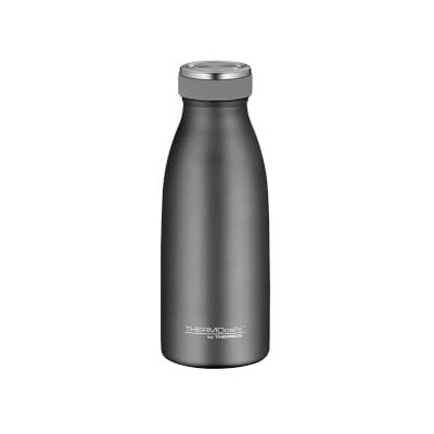 ThermoCafé av THERMOS Bottiglia a tema, i Acciaio inox, 350 ml, färg: Cool Grey ThermoCafé av THERMOS Bottiglia a tema, i Acciaio inox, 350 ml, färg: Cool Grey