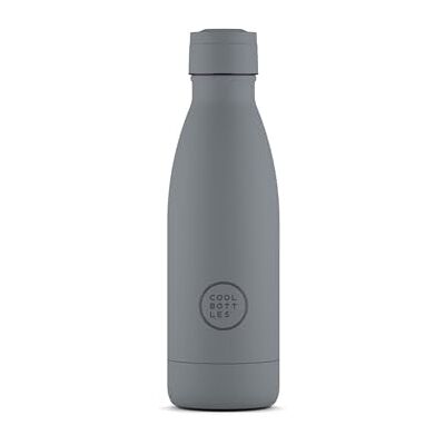 Cool Bottles Vattenflaska i rostfritt stål 350 ml Pastel Grey 25,10 x 7 cm Lufttät termisk flaska Kalla drycker 36 timmar och varma drycker 18 timmar Triple-Cool Technology BPA-fri Cool Bottles Vattenflaska i rostfritt stål 350 ml Pastel Grey 25,10 x 7 cm Lufttät termisk flaska Kalla drycker 36 timmar och varma drycker 18 timmar Triple-Cool Technology BPA-fri