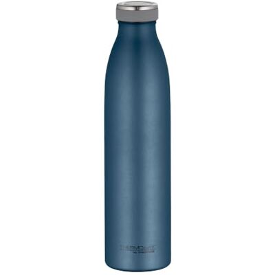 TERMOcafé av THERMOS TC BOTTLE nattblå matta 0,75 l, rostfritt stål vakuumflaska kolsyresäker, 12 timmar varm 24 timmar kall, läckagesäker, för skola, resor och kontor TERMOcafé av THERMOS TC BOTTLE nattblå matta 0,75 l, rostfritt stål vakuumflaska kolsyresäker, 12 timmar varm 24 timmar kall, läckagesäker, för skola, resor och kontor