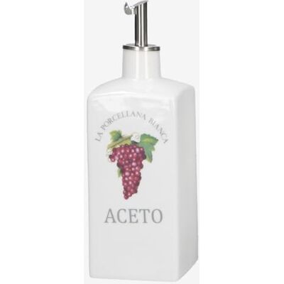 LA PORCELLANA BIANCA Porcellana Conserva Vinäger flaska 250 ml Deco Gb, Nylon/A LA PORCELLANA BIANCA Porcellana Conserva Vinäger flaska 250 ml Deco Gb, Nylon/A