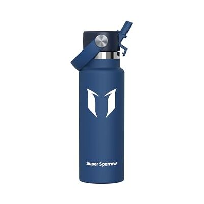 Super Sparrow Vattenflaska 350ml Rostfritt Stål Metallflaska Termos Standard Mun Giftfri BPA-Fri Perfekt Som Sportflaska Super Sparrow Vattenflaska 350ml Rostfritt Stål Metallflaska Termos Standard Mun Giftfri BPA-Fri Perfekt Som Sportflaska