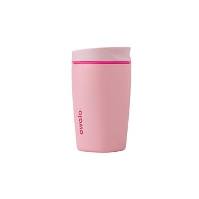 Owala SmoothSip Slider isolerad rostfritt stål kaffeburk, återanvändbar iskaffekopp, varm kaffe resemugg, BPA-fri 355 ml, pucker up Owala SmoothSip Slider isolerad rostfritt stål kaffeburk, återanvändbar iskaffekopp, varm kaffe resemugg, BPA-fri 355 ml, pucker up