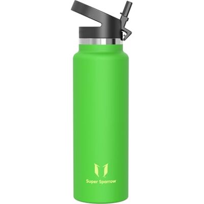 Super Sparrow Vattenflaska 1.5L Rostfritt Stål Vattenflaska Termos Standard Mun Giftfri BPA-Fri Perfekt Som Sportflaska Super Sparrow Vattenflaska 1.5L Rostfritt Stål Vattenflaska Termos Standard Mun Giftfri BPA-Fri Perfekt Som Sportflaska