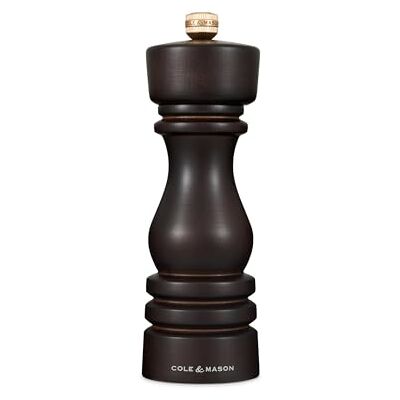 Cole & Mason H233079 London Precision Chokladpepparkvarn + kolmekanism pepparkvarn med justerbar slipning bokträ 180 mm Cole & Mason H233079 London Precision Chokladpepparkvarn + kolmekanism pepparkvarn med justerbar slipning bokträ 180 mm