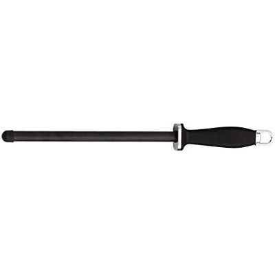 Rio CS-16265C rak svart keramisk slipstång med ändlock och plasthandtag, 25 cm, 10 tum stål Rio CS-16265C rak svart keramisk slipstång med ändlock och plasthandtag, 25 cm, 10 tum stål