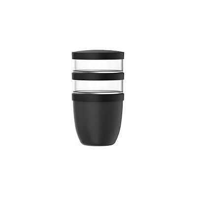 Mepal Lunchburk 3-delad Ellipse Praktisk yoghurtkopp & müslikopp Plats för Snacks och Tillbehör Lämplig för Frys, Mikrovågsugn och Diskmaskin 500 + 200 + 200 ml Nordic black Mepal Lunchburk 3-delad Ellipse Praktisk yoghurtkopp & müslikopp Plats för Snacks och Tillbehör Lämplig för Frys, Mikrovågsugn och Diskmaskin 500 + 200 + 200 ml Nordic black