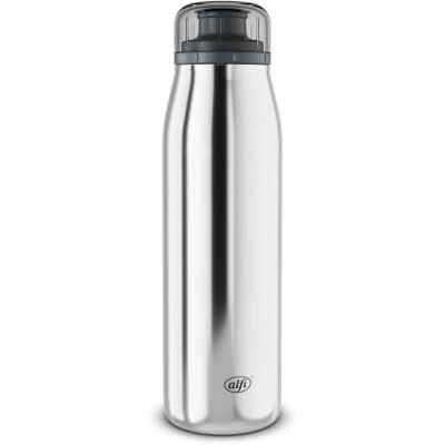 ALFI ISO BOTTLE 500 ml, polerat rostfritt stål, isolerad drickflaska av rostfritt stål, absolut tät vridstängning, håller varm i 12 timmar, kall 24 timmar, drickflaska för kolsyra, BPA-fri ALFI ISO BOTTLE 500 ml, polerat rostfritt stål, isolerad drickflaska av rostfritt stål, absolut tät vridstängning, håller varm i 12 timmar, kall 24 timmar, drickflaska för kolsyra, BPA-fri