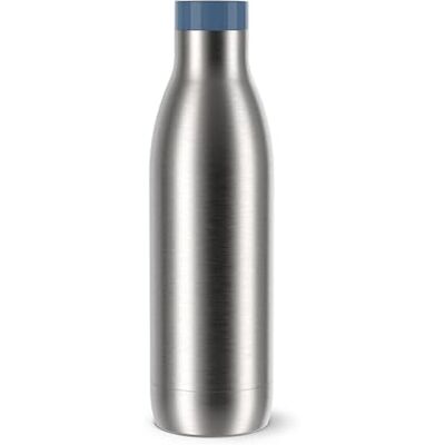 EMSA Bludrop Eco isolerad dricksflaska, återanvändbar, återvunnet rostfritt stål, ekologisk design, snabbpress, 12 timmar varm/24 h kall, 0,7 l, diskmaskinssäker, läckagesäker, blå, N3112700 EMSA Bludrop Eco isolerad dricksflaska, återanvändbar, återvunnet rostfritt stål, ekologisk design, snabbpress, 12 timmar varm/24 h kall, 0,7 l, diskmaskinssäker, läckagesäker, blå, N3112700
