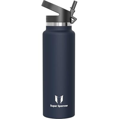 Super Sparrow Vattenflaska 1.5L Rostfritt Stål Vattenflaska Termos Standard Mun Giftfri BPA-Fri Perfekt Som Sportflaska Super Sparrow Vattenflaska 1.5L Rostfritt Stål Vattenflaska Termos Standard Mun Giftfri BPA-Fri Perfekt Som Sportflaska