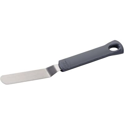 Dr. Oetker vinkelpalett liten Classic – kakpalett av rostfritt stål, ergonomiskt handtag, för att måla släta tårtor, diskmaskinssäker och rostfri, ca 23 x 3 cm Dr. Oetker vinkelpalett liten Classic – kakpalett av rostfritt stål, ergonomiskt handtag, för att måla släta tårtor, diskmaskinssäker och rostfri, ca 23 x 3 cm