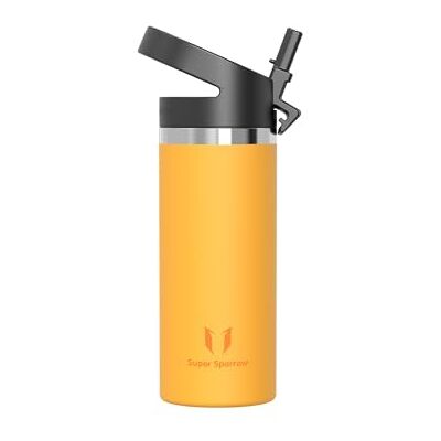 Super Sparrow Vattenflaska 500ml Rostfritt Stål Vattenflaska Termos Standard Mun Giftfri BPA-Fri Perfekt Som Sportflaska Super Sparrow Vattenflaska 500ml Rostfritt Stål Vattenflaska Termos Standard Mun Giftfri BPA-Fri Perfekt Som Sportflaska