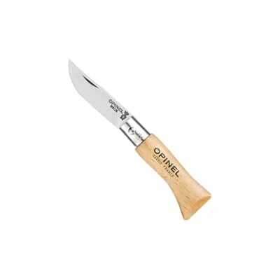 OPINEL INOX naturlig kniv, brun, S OPINEL INOX naturlig kniv, brun, S