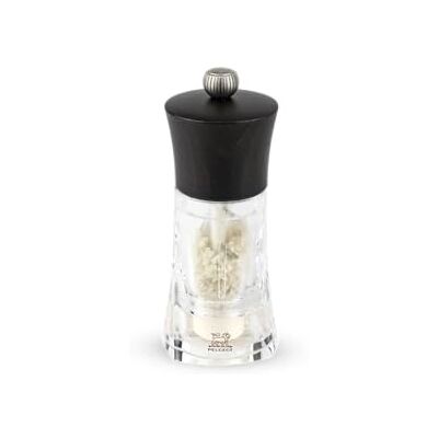 Peugeot – Oleron manuell våt eller havssalt kvarn – justerbar kvarn – akryl, choklad, 14 cm Peugeot – Oleron manuell våt eller havssalt kvarn – justerbar kvarn – akryl, choklad, 14 cm